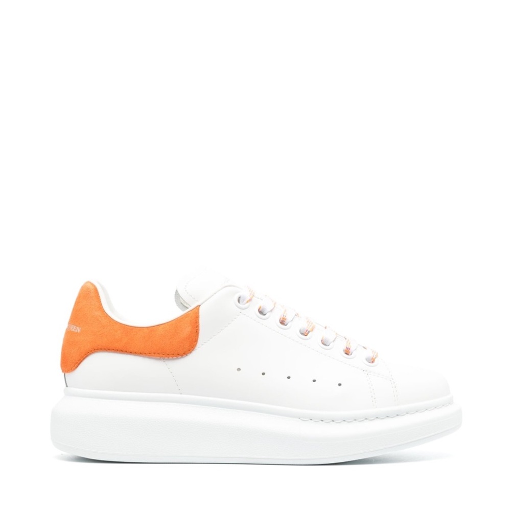 ‼️SOLD‼️Alexander McQueen Orange Oversized Low-Top Sneakers